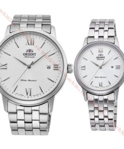 ORIENT SYMPHONY RA-AC0F10S10B & RA-NR2003S10B - ĐỒNG HỒ ĐÔI - KÍNH SAPPHIRE - DÂY KIM LOẠI - AUTOMATIC - SIZE 41.6&32MM - MÁY NHẬT