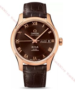 OMEGA DE VILLE CO-AXIAL 431.53.41.22.13.001 - NAM - KÍNH SAPPHIRE - DÂY DA - AUTOMATIC - SIZE 41MM - MÁY THỤY SỸ
