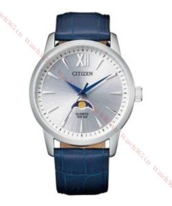 CITIZEN MOONPHASE AK5000-03A - NAM - KÍNH KHOÁNG - DÂY DA - PIN - SIZE 41MM - MÁY NHẬT