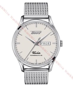TISSOT HERITAGE VISODATE T118.430.11.271.00 - NAM - KÍNH SAPPHIRE - DÂY KIM LOẠI - AUTOMATIC - SIZE 42MM - MÁY THỤY SỸ