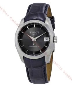 TISSOT COUTURIER T035.207.16.061.00 - NỮ - KÍNH SAPPHIRE - DÂY DA - AUTOMATIC - SIZE 32MM - MÁY THỤY SỸ