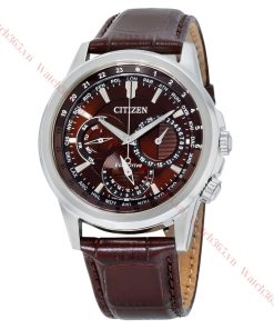 CITIZEN CALENDRIER BU2020-29X - NAM - KÍNH KHOÁNG - DÂY DA - ECO DRIVE - SIZE 44MM - MÁY NHẬT