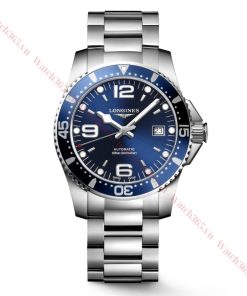 LONGINES HYDRO CONQUEST L3.742.4.96.6 - NAM - KÍNH SAPPHIRE - DÂY KIM LOẠI - AUTOMATIC - SIZE 41MM - MÁY THỤY SỸ
