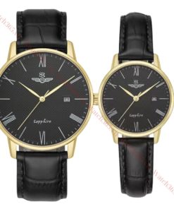 SRWATCH TIMEPIECE SG1054.4601TE & SL1054.4601TE - ĐỒNG HỒ ĐÔI - KÍNH SAPPHIRE - DÂY DA - PIN - SIZE 40&30MM - MÁY NHẬT