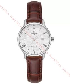 SRWATCH TIMEPIECE SL1054.4102TE - NỮ - KÍNH SAPPHIRE - DÂY DA - PIN - SIZE 30MM - MÁY NHẬT