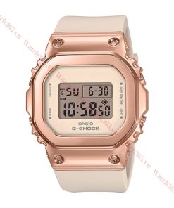CASIO G-SHOCK GM-S5600PG-4DR - NỮ - KÍNH KHOÁNG - DÂY CAO SU - PIN - SIZE 38.4MM - MÁY NHẬT