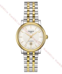 TISSOT CARSON T122.207.22.031.00 - NỮ - KÍNH SAPPHIRE - DÂY KIM LOẠI - AUTOMATIC - SIZE 30MM - MÁY THỤY SỸ