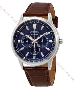 CITIZEN CORSO BU2070-12L - NAM - KÍNH SAPPHIRE - DÂY DA - ECO DRIVE - SIZE 44MM - MÁY NHẬT