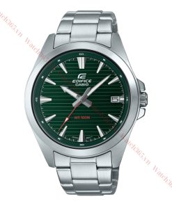 CASIO EDIFICE EFV-140D-3AVUDF - NAM - KÍNH KHOÁNG - DÂY KIM LOẠI - PIN - SIZE 44MM - MÁY NHẬT