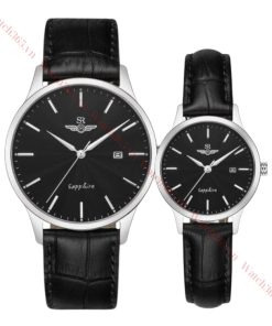 SRWATCH TIMEPIECE SG1056.4101TE & SL1056.4101TE - ĐỒNG HỒ ĐÔI - KÍNH SAPPHIRE - DÂY DA - PIN - SIZE 39&30MM - MÁY NHẬT
