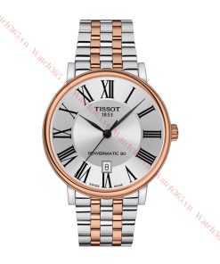TISSOT CARSON T122.407.22.033.00 - NAM - KÍNH SAPPHIRE - DÂY KIM LOẠI - AUTOMATIC - SIZE 40MM - MÁY THỤY SỸ