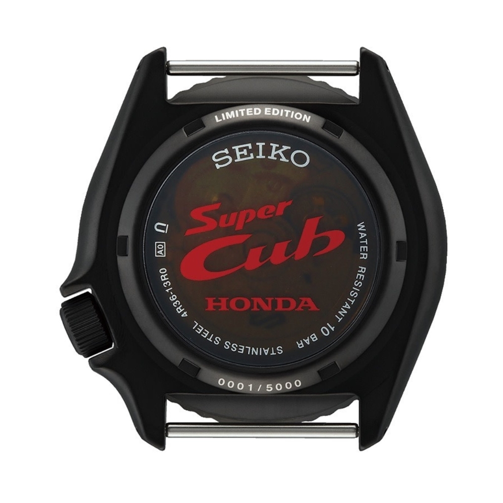 SEIKO 5 SPORT HONDA SUPER CUP C125 LIMITED EDITION SRPJ75K1 - NAM - KÍNH KHOÁNG - DÂY DÙ - AUTOMATIC - SIZE 42.5MM - MÁY NHẬT - Ảnh 5