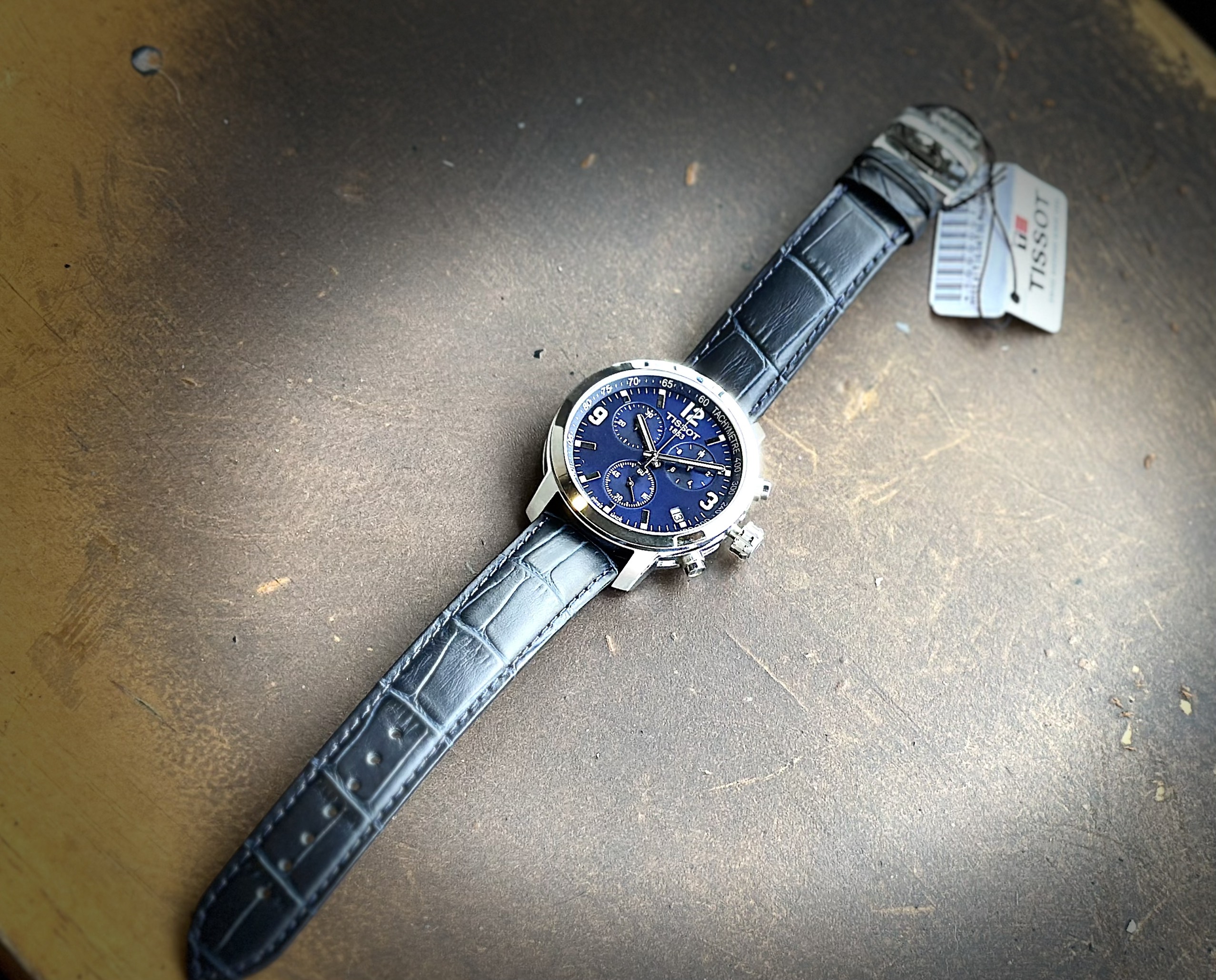 TISSOT PRC200 T055.417.16.047.00 - NAM - KÍNH SAPPHIRE - DÂY DA - PIN - SIZE 42MM - MÁY THỤY SỸ - Ảnh 8