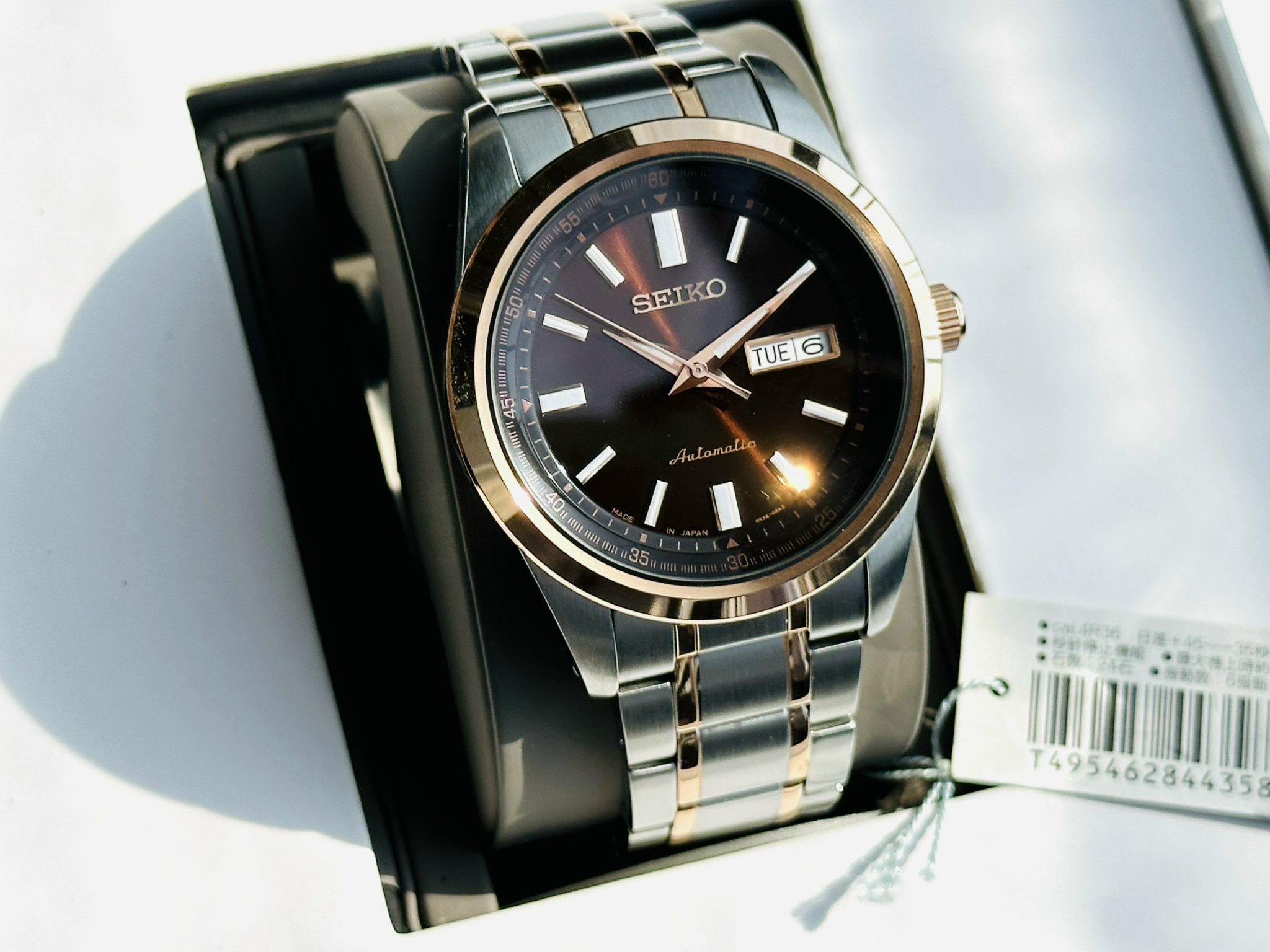 SEIKO CAFE DIAL SARV006 - NAM - KÍNH KHOÁNG - DÂY KIM LOẠI - AUTOMATIC - SIZE 42MM - MÁY NHẬT - Ảnh 3