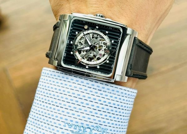BULOVA MECHANICAL 96A113 - NAM - KÍNH KHOÁNG - DÂY DA - AUTOMATIC - SIZE 47MM - MÁY THỤY SỸ - Ảnh 2