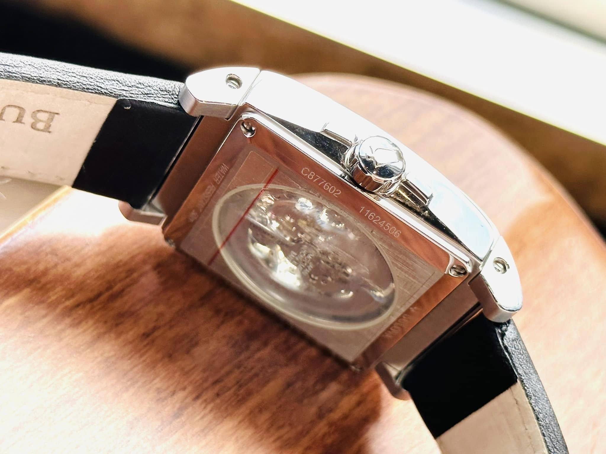 BULOVA MECHANICAL 96A113 - NAM - KÍNH KHOÁNG - DÂY DA - AUTOMATIC - SIZE 47MM - MÁY THỤY SỸ - Ảnh 3