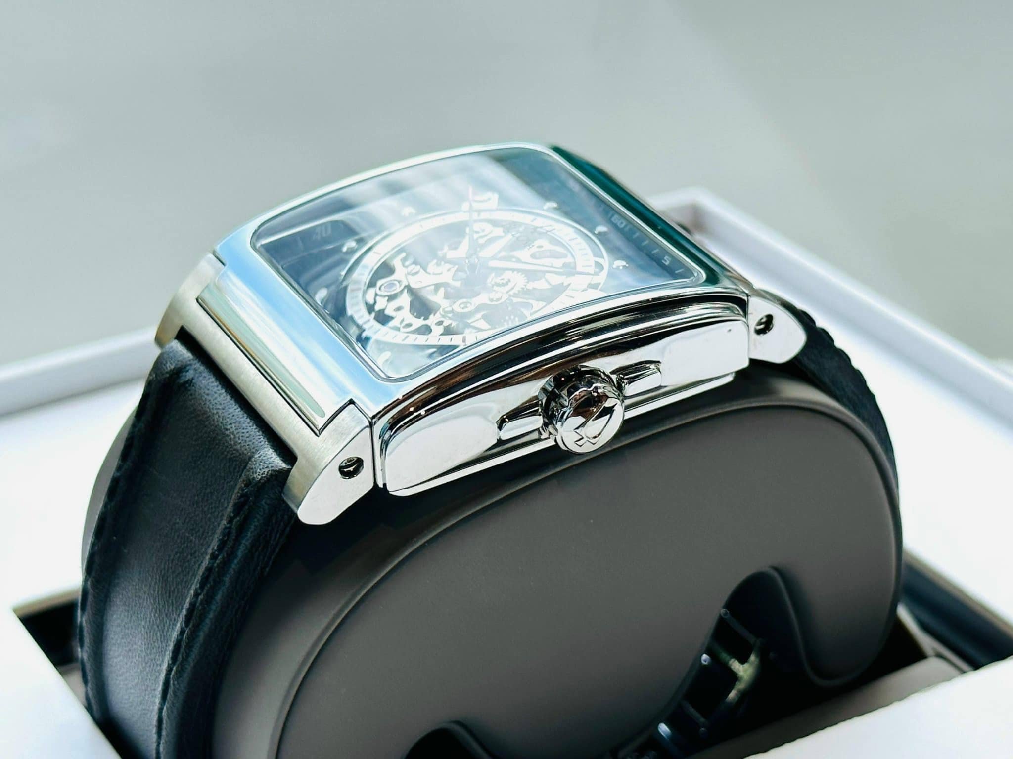 BULOVA MECHANICAL 96A113 - NAM - KÍNH KHOÁNG - DÂY DA - AUTOMATIC - SIZE 47MM - MÁY THỤY SỸ - Ảnh 5