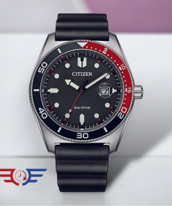 CITIZEN AW1769-10E - NAM - KÍNH KHOÁNG - DÂY CAO SU - ECO DRIVE - SIZE 43MM - MÁY NHẬT