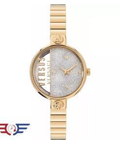 VERSACE VERSUS VSPZV0321 - NỮ - KÍNH KHOÁNG - DÂY KIM LOẠI - PIN - SIZE 34MM - MÁY ITALIA