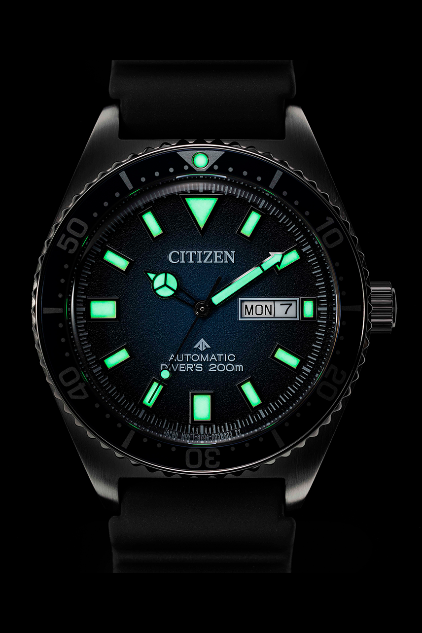CITIZEN PROMASTER NY0129-07L - NAM - KÍNH KHOÁNG - DÂY CAO SU - AUTOMATIC - SIZE 41MM - MÁY NHẬT - Ảnh 4