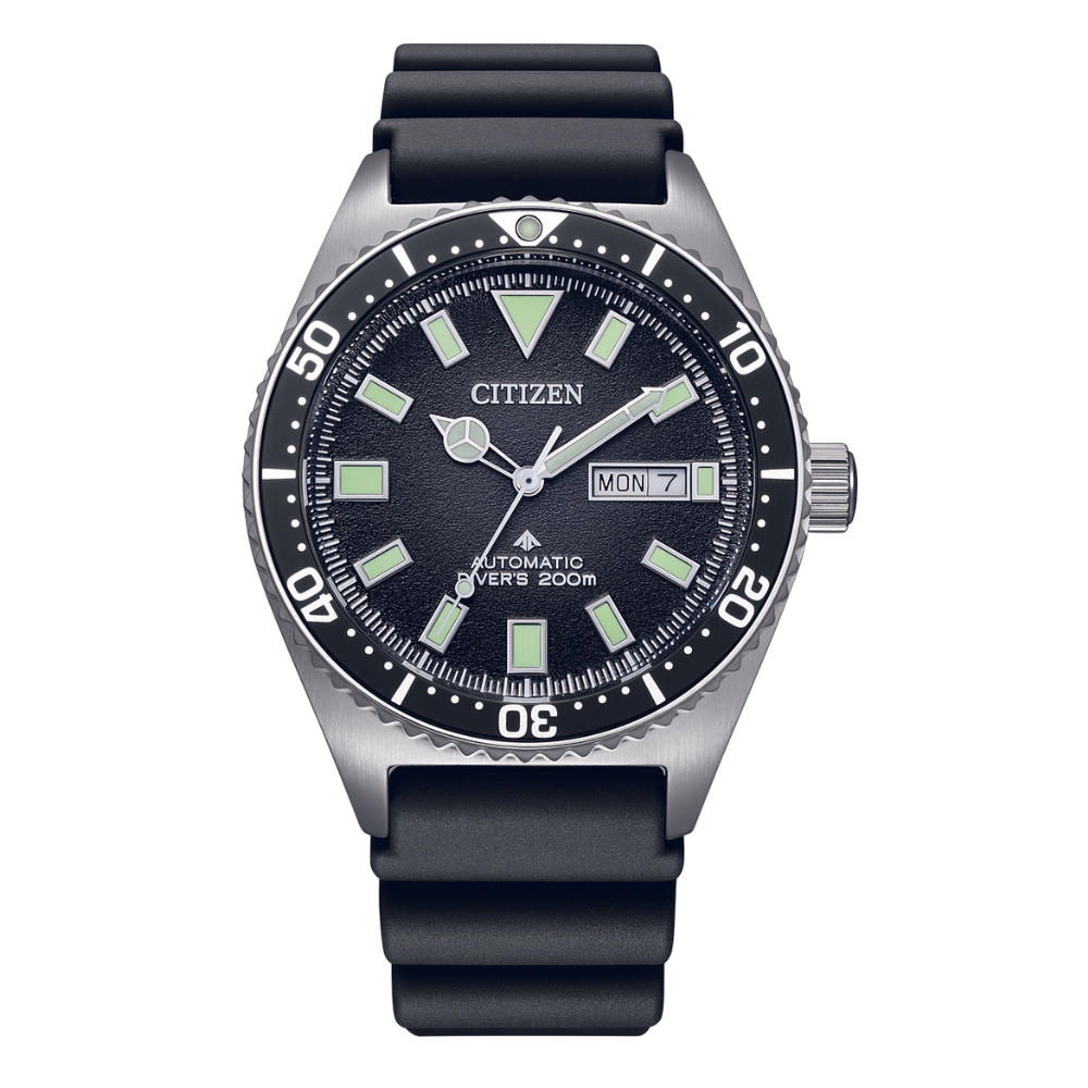 CITIZEN PROMASTER NY0120-01E - NAM - KÍNH KHOÁNG - DÂY CAO SU - AUTOMATIC - SIZE 41MM - MÁY NHẬT