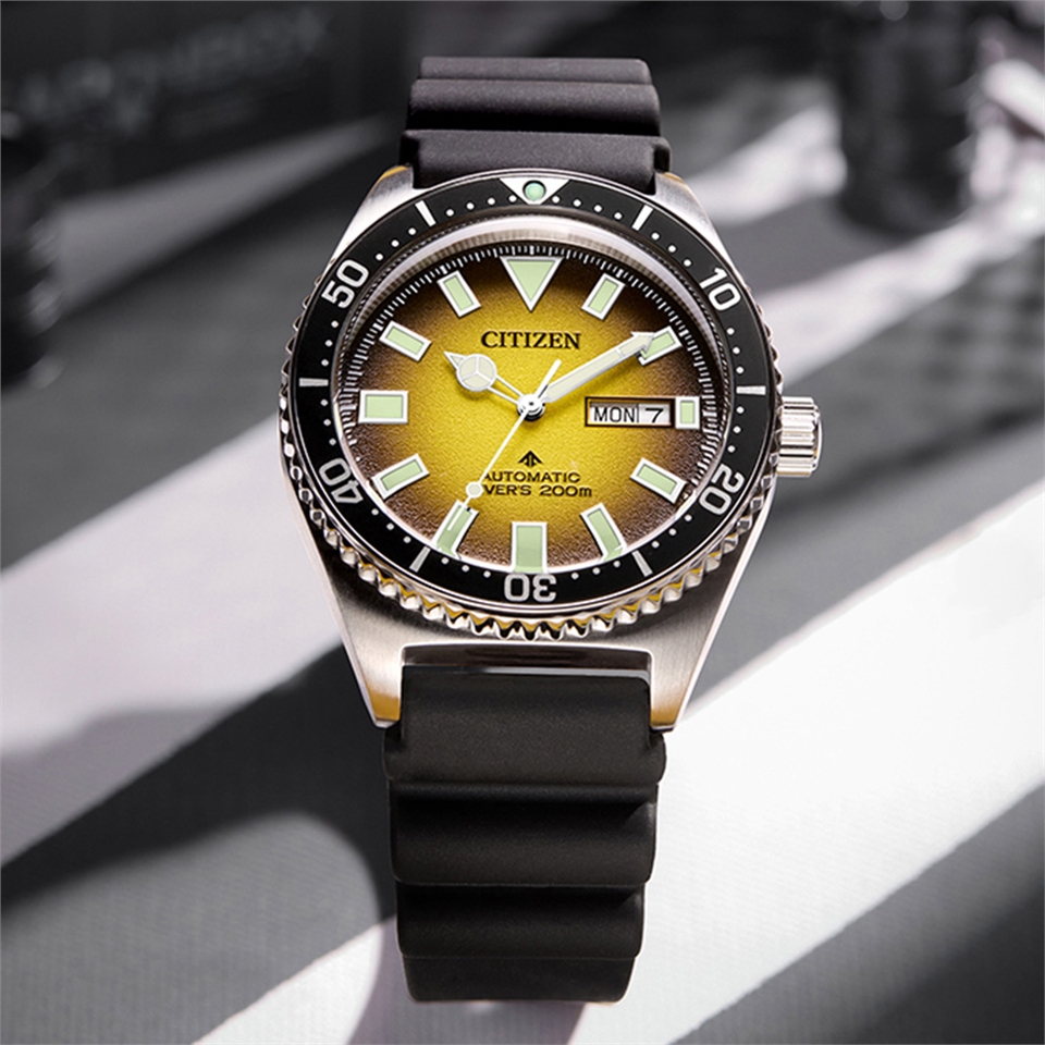 CITIZEN PROMASTER NY0120-01X - NAM - KÍNH KHOÁNG - DÂY CAO SU - AUTOMATIC - SIZE 41MM - MÁY NHẬT - Ảnh 6