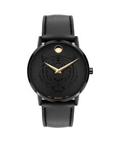 MOVADO MUSEUM CLASSIC 0607586 - NAM - KÍNH SAPPHIRE - DÂY DA - PIN - SIZE 40MM - MÁY THỤY SỸ
