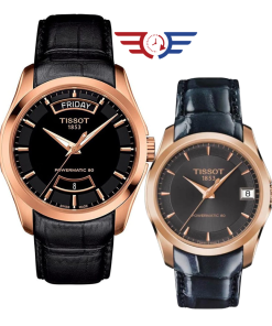 TISSOT COUTURIER T035.407.36.051.00 & T035.207.36.061.00 - ĐỒNG HỒ ĐÔI - KÍNH SAPPHIRE - DÂY DA - AUTOMATIC - SIZE 39&32 MM - MÁY THỤY SỸ