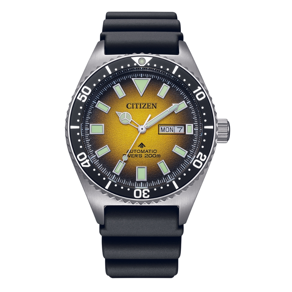 CITIZEN PROMASTER NY0120-01X - NAM - KÍNH KHOÁNG - DÂY CAO SU - AUTOMATIC - SIZE 41MM - MÁY NHẬT