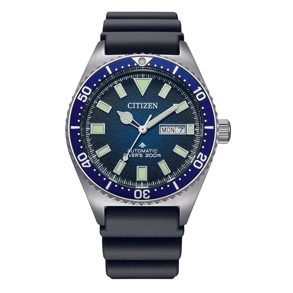 CITIZEN PROMASTER NY0129-07L - NAM - KÍNH KHOÁNG - DÂY CAO SU - AUTOMATIC - SIZE 41MM - MÁY NHẬT