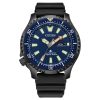 CITIZEN PROMASTER NY0158-09L - NAM - KÍNH SAPPHIRE - DÂY CAO SU - AUTOMATIC - SIZE 44MM - MÁY NHẬT