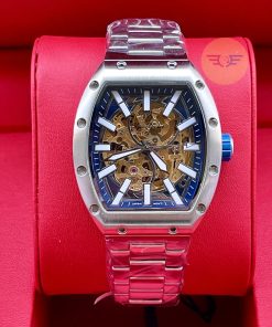 OLYM PIANUS OP9946.1AGS-X - NAM - KÍNH SAPPHIRE - DÂY KIM LOẠI - AUTOMATIC - SIZE 45MM - MÁY NHẬT
