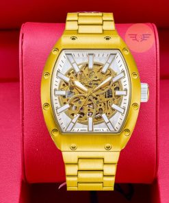 OLYM PIANUS OP9946AGK-T - NAM - KÍNH SAPPHIRE - DÂY KIM LOẠI - AUTOMATIC - SIZE 45MM - MÁY NHẬT