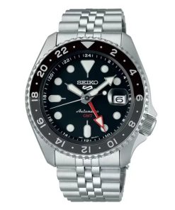 SEIKO 5 SPORTS GMT SSK001K1 - NAM - KÍNH KHOÁNG - DÂY KIM LOẠI - AUTOMATIC - SIZE 42.5MM - MÁY NHẬT