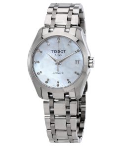 TISSOT COUTURIER T035.207.11.116.00 - NỮ - KÍNH SAPPHIRE - DÂY KIM LOẠI - AUTOMATIC - SIZE 32MM - MÁY THỤY SỸ
