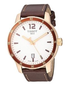 TISSOT QUICKSTER T095.410.36.037.00 - NAM - KÍNH SAPPHIRE - DÂY DA - PIN - SIZE 40MM - MÁY THỤY SỸ