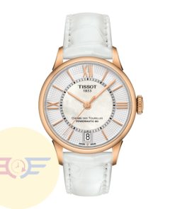 TISSOT CHEMIN DES TOURELLES T099.207.36.118.00 - NỮ - KÍNH SAPPHIRE - DÂY DA - AUTOMATIC - SIZE 32MM - MÁY THỤY SỸ