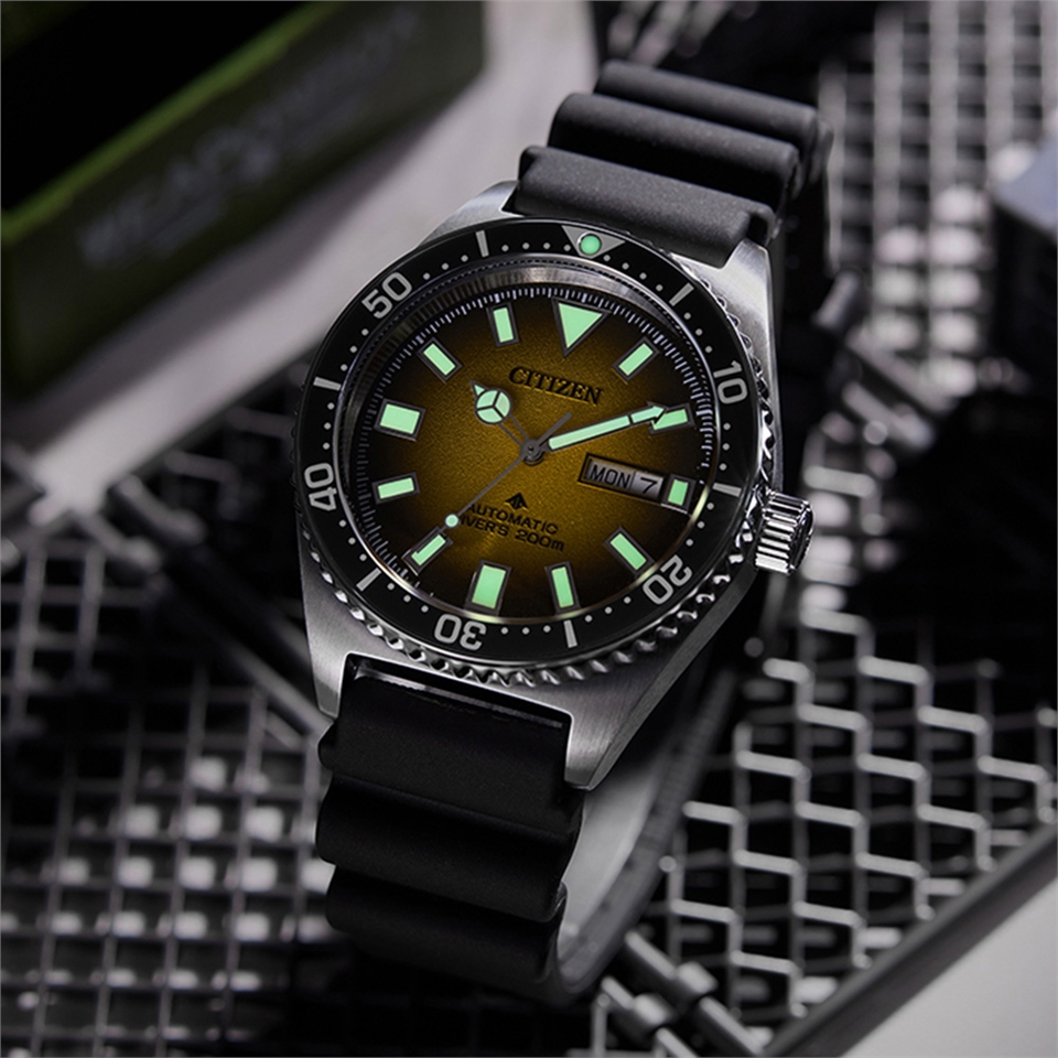 CITIZEN PROMASTER NY0120-01X - NAM - KÍNH KHOÁNG - DÂY CAO SU - AUTOMATIC - SIZE 41MM - MÁY NHẬT - Ảnh 4