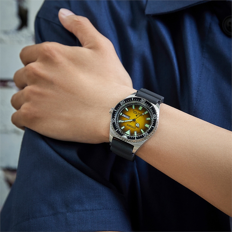 CITIZEN PROMASTER NY0120-01X - NAM - KÍNH KHOÁNG - DÂY CAO SU - AUTOMATIC - SIZE 41MM - MÁY NHẬT - Ảnh 2