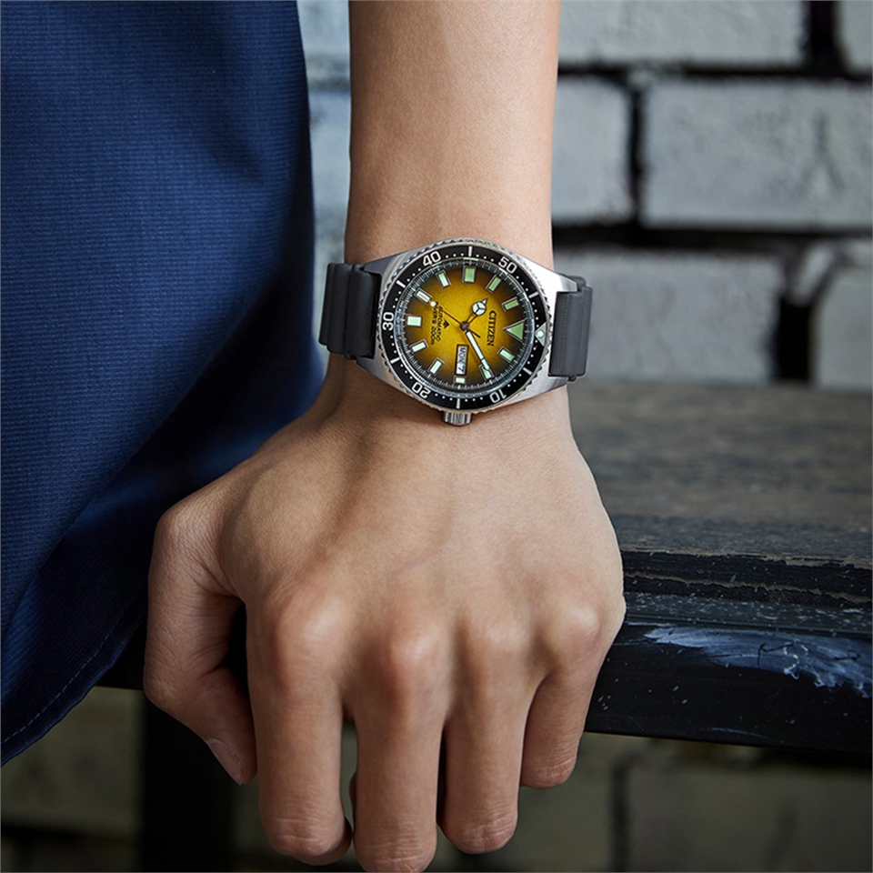 CITIZEN PROMASTER NY0120-01X - NAM - KÍNH KHOÁNG - DÂY CAO SU - AUTOMATIC - SIZE 41MM - MÁY NHẬT - Ảnh 7