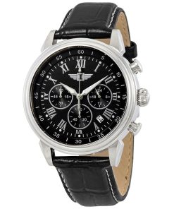 INVICTA CHRONOGRAPH IBI-90242-001 - NAM - KÍNH KHOÁNG - DÂY DA - PIN - SIZE 44MM - MÁY HOA KỲ