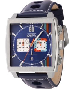 INVICTA S1 RALLY CHRONOGRAPH GMT 44299 - NAM - KÍNH KHOÁNG - DÂY DA - PIN - SIZE 45MM - MÁY HOA KỲ
