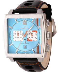 INVICTA S1 RALLY CHRONOGRAPH GMT 44748 - NAM - KÍNH KHOÁNG - DÂY DA - PIN - SIZE 45MM - MÁY HOA KỲ