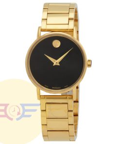MOVADO CLASSIC MUSEUM 0607237 - NỮ - KÍNH SAPPHIRE - DÂY KIM LOẠI - PIN - SIZE 28MM - MÁY THỤY SỸ