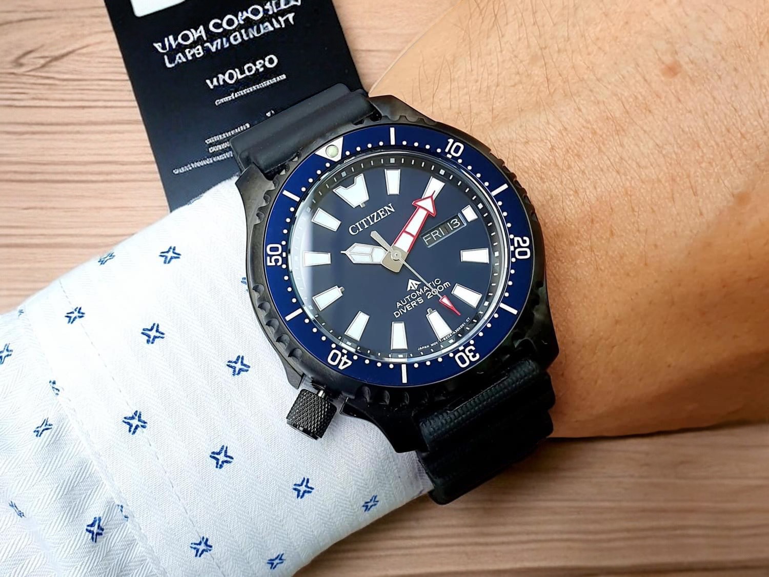 CITIZEN PROMASTER NY0158-09L - NAM - KÍNH SAPPHIRE - DÂY CAO SU - AUTOMATIC - SIZE 44MM - MÁY NHẬT - Ảnh 2