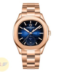 CARNIVAL AQUANUS 8113G-VH-X - NAM - KÍNH SAPPHIRE - DÂY KIM LOẠI - AUTOMATIC - SIZE 41MM - MÁY THỤY SỸ