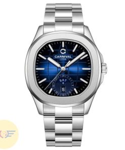 CARNIVAL AQUANUS 8113G-VT-X - NAM - KÍNH SAPPHIRE - DÂY KIM LOẠI - AUTOMATIC - SIZE 41MM - MÁY THỤY SỸ