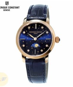 FREDERIQUE CONSTANT FC-206NSD1S4 - NỮ - KÍNH SAPPHIRE - DÂY DA - PIN - SIZE 30MM - MÁY THỤY SỸ