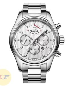 CARNIVAL 8689G-VT-T - NAM - KÍNH SAPPHIRE - DÂY KIM LOẠI - AUTOMATIC - SIZE 43MM - MÁY THỤY SỸ