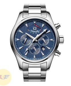 CARNIVAL 8689G-VT-X - NAM - KÍNH SAPPHIRE - DÂY KIM LOẠI - AUTOMATIC - SIZE 43MM - MÁY THỤY SỸ